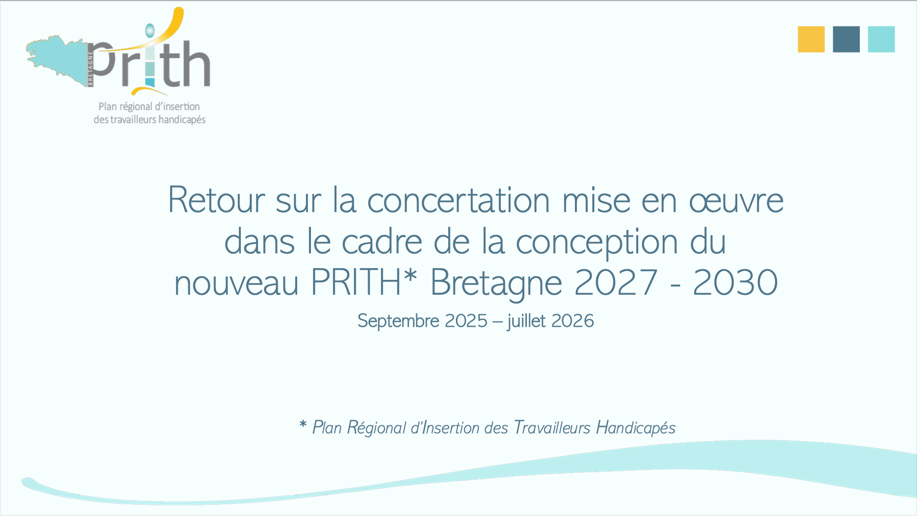 Concertation PRITH 2026